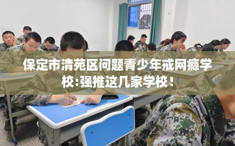 保定市清苑区问题青少年戒网瘾学校:强推这几家学校！