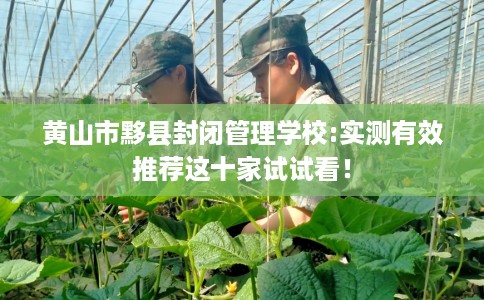 黄山市黟县封闭管理学校:实测有效推荐这十家试试看！