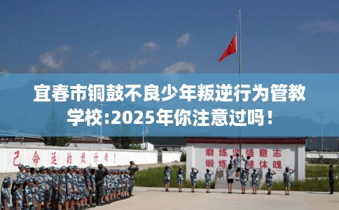 宜春市铜鼓不良少年叛逆行为管教学校:2025年你注意过吗！