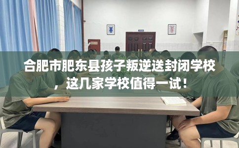 合肥市肥东县孩子叛逆送封闭学校，这几家学校值得一试！