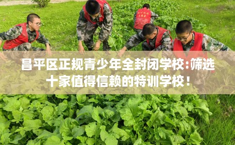 昌平区正规青少年全封闭学校:筛选十家值得信赖的特训学校！