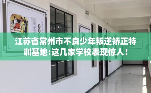 江苏省常州市不良少年叛逆矫正特训基地:这几家学校表现惊人！