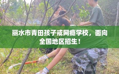 丽水市青田孩子戒网瘾学校，面向全国地区招生！