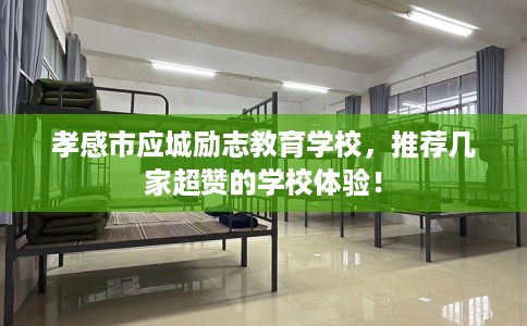 孝感市应城励志教育学校,推荐几家超赞的学校体验! 孝感市应城励志教育学校,推荐几家超赞的学校体验!