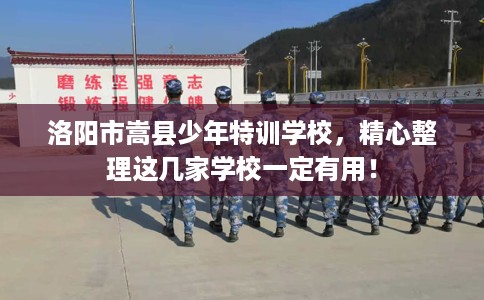 洛阳市嵩县少年特训学校，精心整理这几家学校一定有用！