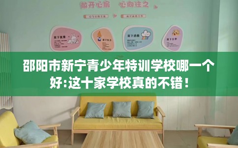 邵阳市新宁青少年特训学校哪一个好:这十家学校真的不错！