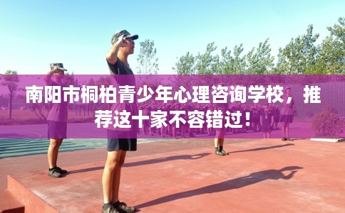 南阳市桐柏青少年心理咨询学校，推荐这十家不容错过！