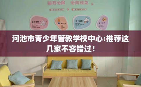 河池市青少年管教学校中心:推荐这几家不容错过！