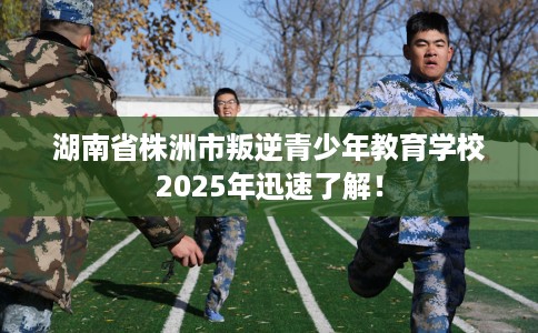 湖南省株洲市叛逆青少年教育学校2025年迅速了解！