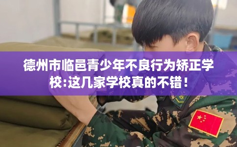 德州市临邑青少年不良行为矫正学校:这几家学校真的不错! 德州市临邑青少年不良行为矫正学校:这几家学校真的不错!
