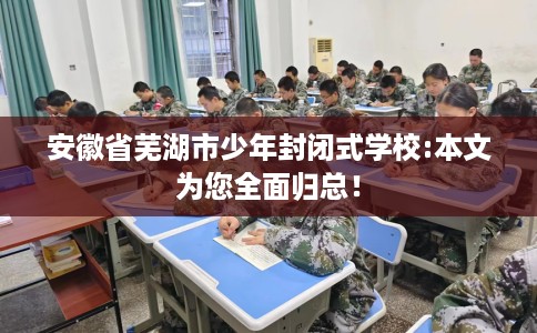 安徽省芜湖市少年封闭式学校:本文为您全面归总！