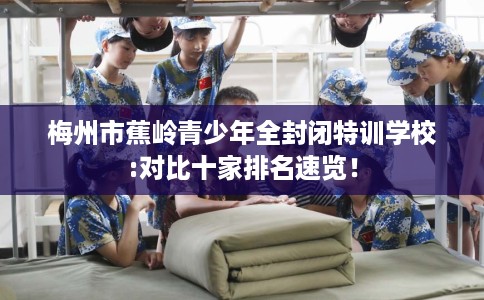 梅州市蕉岭青少年全封闭特训学校:对比十家排名速览！