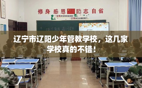 辽宁市辽阳少年管教学校，这几家学校真的不错！