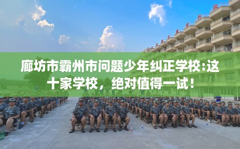 廊坊市霸州市问题少年纠正学校:这十家学校，绝对值得一试！