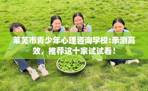 莱芜市青少年心理咨询学校:亲测高效，推荐这十家试试看！