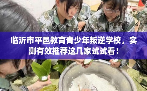 临沂市平邑教育青少年叛逆学校，实测有效推荐这几家试试看！