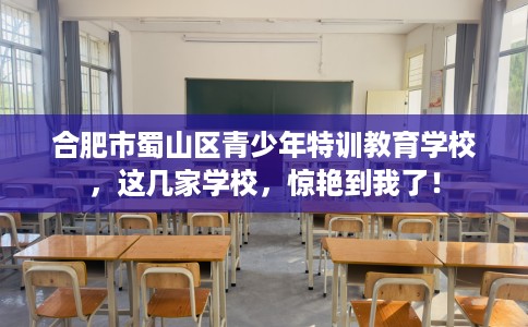 合肥市蜀山区青少年特训教育学校,这几家学校,惊艳到我了! 合肥市蜀山区青少年特训教育学校,这几家学校,惊艳到我了!