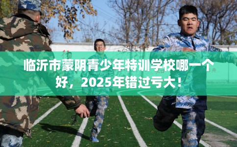临沂市蒙阴青少年特训学校哪一个好，2025年错过亏大！