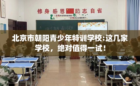 北京市朝阳青少年特训学校:这几家学校,绝对值得一试! 北京市朝阳青少年特训学校:这几家学校,绝对值得一试!