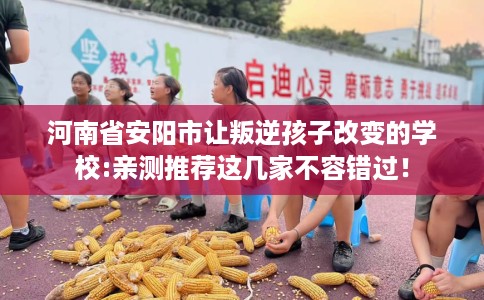 河南省安阳市让叛逆孩子改变的学校:亲测推荐这几家不容错过！