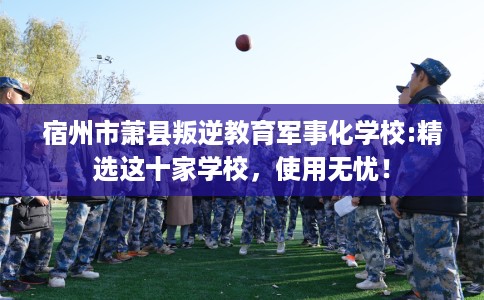 宿州市萧县叛逆教育军事化学校:精选这十家学校,使用无忧! 宿州市萧县叛逆教育军事化学校:精选这十家学校,使用无忧!