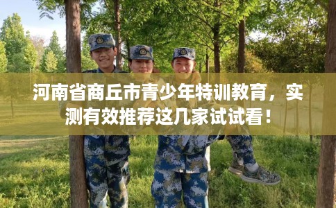 河南省商丘市青少年特训教育，实测有效推荐这几家试试看！