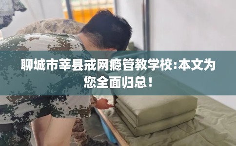 聊城市莘县戒网瘾管教学校:本文为您全面归总！