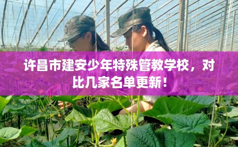 许昌市建安少年特殊管教学校,对比几家名单更新! 许昌市建安少年特殊管教学校,对比几家名单更新!