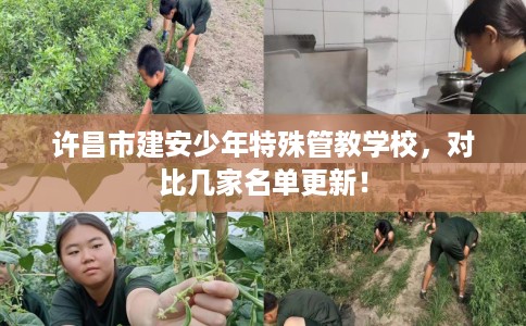 许昌市建安少年特殊管教学校，对比几家名单更新！