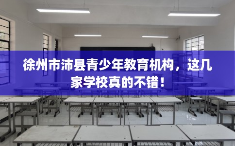 徐州市沛县青少年教育机构,这几家学校真的不错! 徐州市沛县青少年教育机构,这几家学校真的不错!