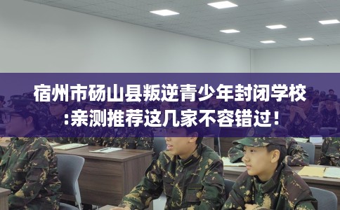 宿州市砀山县叛逆青少年封闭学校:亲测推荐这几家不容错过! 宿州市砀山县叛逆青少年封闭学校:亲测推荐这几家不容错过!