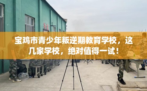 宝鸡市青少年叛逆期教育学校，这几家学校，绝对值得一试！