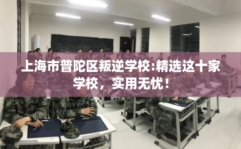 上海市普陀区叛逆学校:精选这十家学校，实用无忧！