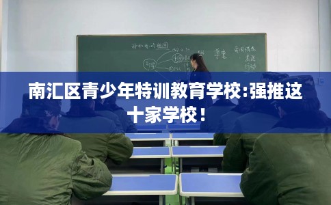 南汇区青少年特训教育学校:强推这十家学校！