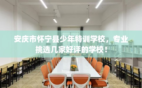 安庆市怀宁县少年特训学校，专业挑选几家好评的学校！