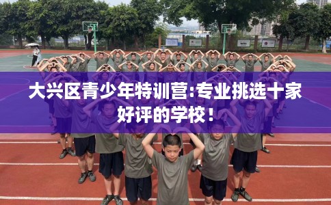 大兴区青少年特训营:专业挑选十家好评的学校! 大兴区青少年特训营:专业挑选十家好评的学校!