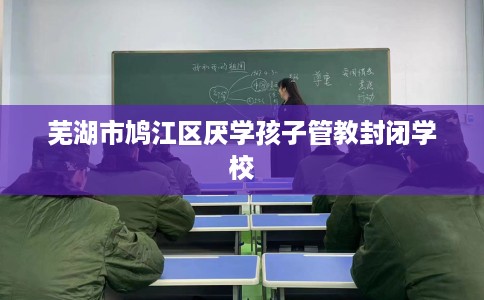芜湖市鸠江区厌学孩子管教封闭学校 芜湖市鸠江区厌学孩子管教封闭学校