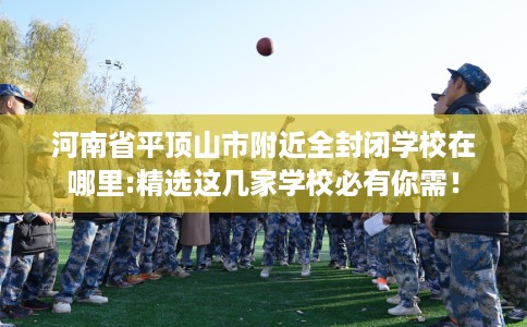 河南省平顶山市附近全封闭学校在哪里:精选这几家学校必有你需！