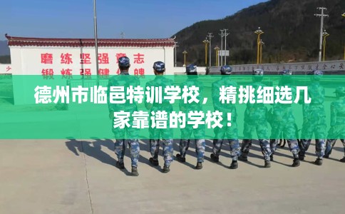 德州市临邑特训学校,精挑细选几家靠谱的学校! 德州市临邑特训学校,精挑细选几家靠谱的学校!