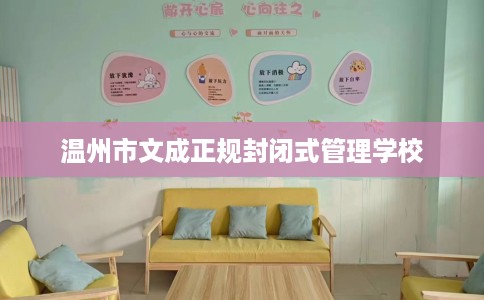 温州市文成正规封闭式管理学校 温州市文成正规封闭式管理学校
