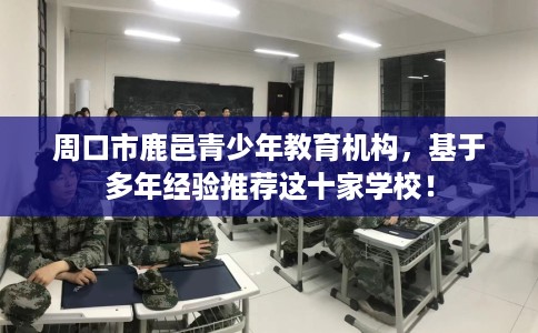 周口市鹿邑青少年教育机构，基于多年经验推荐这十家学校！