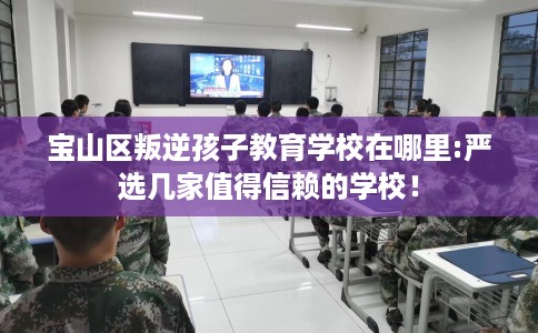 宝山区叛逆孩子教育学校在哪里:严选几家值得信赖的学校！