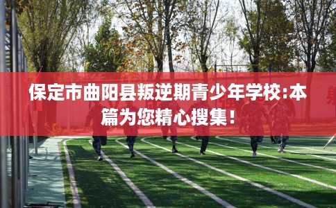 保定市曲阳县叛逆期青少年学校:本篇为您精心搜集! 保定市曲阳县叛逆期青少年学校:本篇为您精心搜集!
