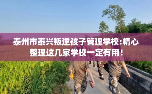 泰州市泰兴叛逆孩子管理学校:精心整理这几家学校一定有用！