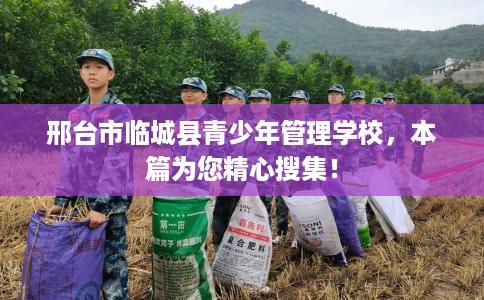 邢台市临城县青少年管理学校，本篇为您精心搜集！