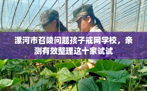 漯河市召陵问题孩子戒网学校，亲测有效整理这十家试试