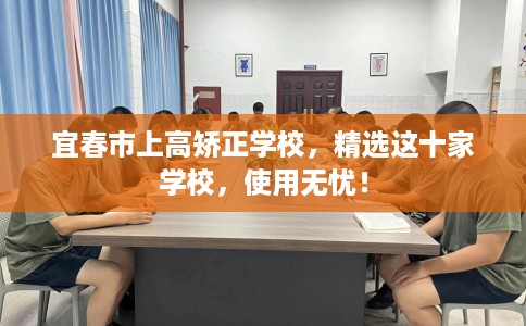 宜春市上高矫正学校，精选这十家学校，使用无忧！