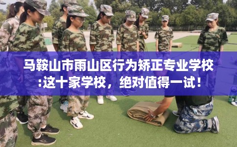 马鞍山市雨山区行为矫正专业学校:这十家学校,绝对值得一试! 马鞍山市雨山区行为矫正专业学校:这十家学校,绝对值得一试!