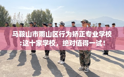 马鞍山市雨山区行为矫正专业学校:这十家学校,绝对值得一试! 马鞍山市雨山区行为矫正专业学校:这十家学校,绝对值得一试!