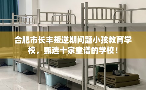 合肥市长丰叛逆期问题小孩教育学校，甄选十家靠谱的学校！